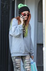 BELLA THORNE Shopping at Kate Somerville in West Hollywood 11/23/2016