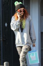 BELLA THORNE Shopping at Kate Somerville in West Hollywood 11/23/2016