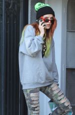 BELLA THORNE Shopping at Kate Somerville in West Hollywood 11/23/2016