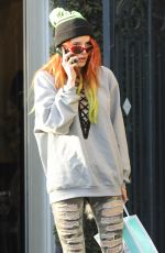 BELLA THORNE Shopping at Kate Somerville in West Hollywood 11/23/2016