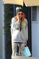 BELLA THORNE Shopping at Kate Somerville in West Hollywood 11/23/2016