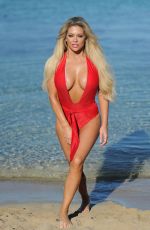 BIANCA GASCOIGNE in Swimsuit at a Beach in Greece 11/26/2016