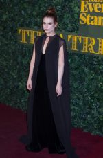 BILLIE PIPER at Evening Standard Theatre Awards in London 11/13/2016