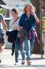 CAMERON DIAZ Out for Breakfast After Voting in Studio City 11/08/2016