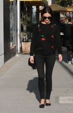 CAMILLA BELLE at M Cafe in Beverly Hills 11/23/2016