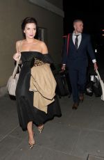CANDICE BROWN Leaves OK! Magazine Beauty Awards in London 11/24/2016