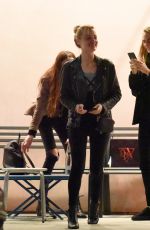 CARA DELEVINGNE and GEORGIA MAY JAGGER at Osteria Angelini Restaurant in Los Angeles 11/04/2016