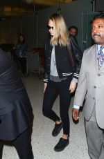 CARA DELEVINGNE at Los Angeles International Airport 11/12/2016