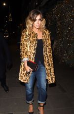 CAROLINE FLACK Arrives at Ivy Club in Chelsea 11/23/2016
