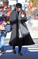 CARRIE FISHER Out and About in New York 11/23/2016