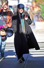 CARRIE FISHER Out and About in New York 11/23/2016
