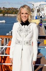 CARRIE UNDERWOOD Promotes Carnival Vista Cruise Ships Port 88 in New York 11/04/2016