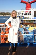 CARRIE UNDERWOOD Promotes Carnival Vista Cruise Ships Port 88 in New York 11/04/2016