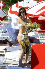 CATARINA SPINETTA on Bikini at a Beach in Miami 11/19/2016