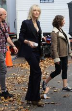 CATE BLANCHETT on the Set of 