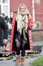 CATHERINE TYLDESLEY on the Set of 