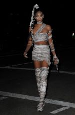 CHANEL IMAN at Heidi Klum’s 17th Annual Halloween Bash in New York 10/31/2016