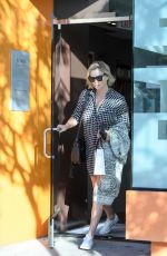 CHARLIZE THERON Leaves a Spa in West Hollywood 11/22/2016