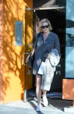 CHARLIZE THERON Leaves a Spa in West Hollywood 11/22/2016