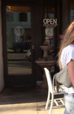 CHARLOTTE MCKINNEY at Starbucks in Beverly Hills 11/16/2016