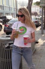CHARLOTTE MCKINNEY at Starbucks in Beverly Hills 11/16/2016