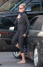CHARLOTTE MCKINNEY in tights Out in Los Angeles 11/09/2016