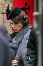 CHARLOTTE RILEY on the Set of 