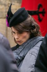 CHARLOTTE RILEY on the Set of 
