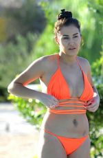 CHLOE GOODMAN in Bikini at a Beach in Mykonos 11/08/2016