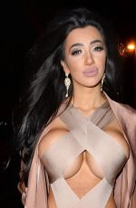 CHLOE KHAN Night Out in London 11/19/2016