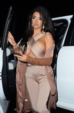 CHLOE KHAN Night Out in London 11/19/2016