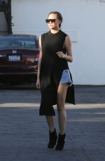 CHRISSY TEIGEN in Shorts Out in Beverly Hills 11/08/2016