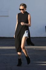 CHRISSY TEIGEN in Shorts Out in Beverly Hills 11/08/2016