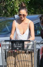 CHRISSY TEIGEN Out Shopping in West Hollywood 11/24/2016