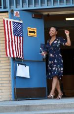 CHRISTINA MILIAN Out Voting in Los Angeles 11/08/2016
