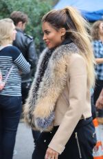 CIARA on the Set of a Music Video in Madison Square Park in New York 11/03/2016
