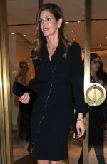 CINDY CRAWFORD Leaves Jimmy Choo in Beverly Hills 11/03/2016