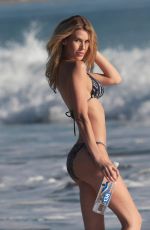 CLAUDIA COUTURE in Bikini on the Set of a Photoshot at a Beach in Los Angeles 11/22/2016