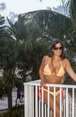 CLAUDIA ROMANI in Bikini at a Pool in Miami 11/13/2016