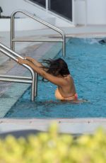 CLAUDIA ROMANI in Bikini at a Pool in Miami 11/13/2016