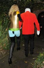 CLAUDIA SCHIFFER at Jonathan Ross Halloween Party 10/31/2016