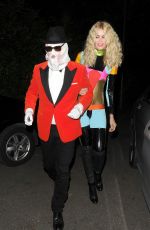 CLAUDIA SCHIFFER at Jonathan Ross Halloween Party 10/31/2016