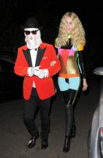 CLAUDIA SCHIFFER at Jonathan Ross Halloween Party 10/31/2016