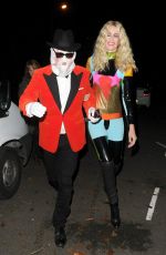 CLAUDIA SCHIFFER at Jonathan Ross Halloween Party 10/31/2016