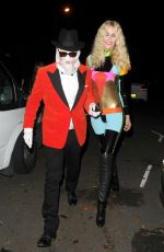 CLAUDIA SCHIFFER at Jonathan Ross Halloween Party 10/31/2016