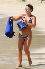 COLEEN ROONEY in Bikini at a Beach in Barbados 11/01/2016