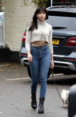 DAISY LOWE Out and About in London 11/14/2016