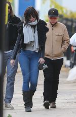 DAISY LOWE Out and About in London 11/26/2016