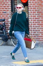 DAKOTA FANNING Out and About in New York 10/31/2016
