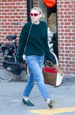 DAKOTA FANNING Out and About in New York 10/31/2016